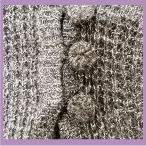 BRAND NEW! Kaisely size Medium lavender/grey cap sleeve knit sweater vest. - Picture 2 of 8